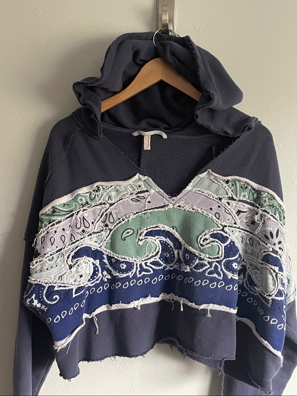 Free People All Time Bandana Hoodie size XS